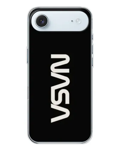 Чехол для iPhone 17 Air с картинкой «NASA — вертикальный логотип»