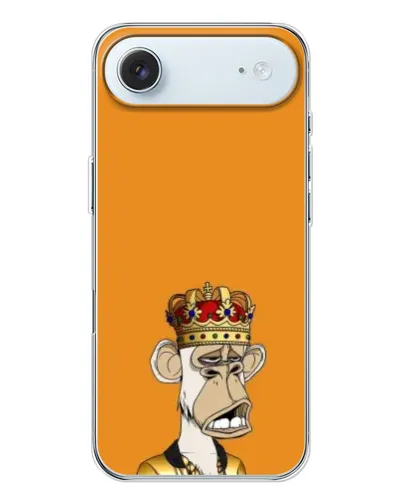 Чехол для iPhone 17 Air с картинкой «Золотая обезьяна Bored Ape»