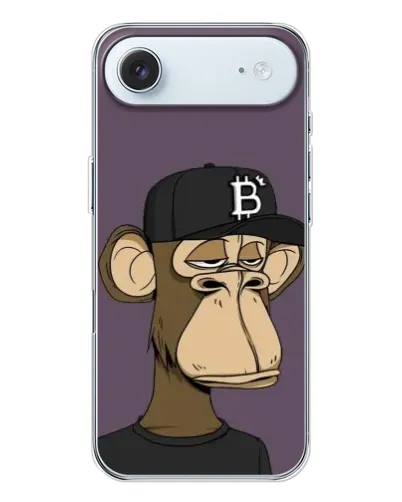 Чехол для iPhone 17 Air с картинкой «Bored Ape в кепке»