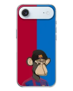Чехол для iPhone 17 Air с картинкой «Bored Ape — фанат Барсы» Чехол для iPhone 17 Air с картинкой «Bored Ape — фанат Барсы»