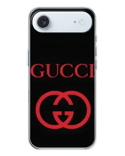 Чохол для iPhone 17 Air з картинкою «Gucci — червоний логотип»