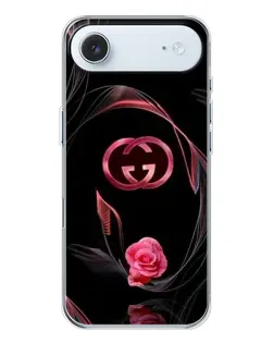 Чохол для iPhone 17 Air з картинкою «Gucci — неонова троянда»