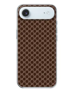 Чохол для iPhone 17 Air з картинкою «Gucci — шоколадна сітка»