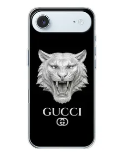 Чохол для iPhone 17 Air з картинкою «Gucci — срібний лев»