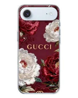 Чохол для iPhone 17 Air з картинкою «Gucci — бордові троянди»
