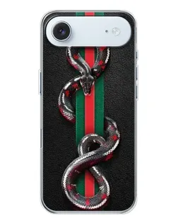 Чохол для iPhone 17 Air з картинкою «Gucci — змія на смузі»