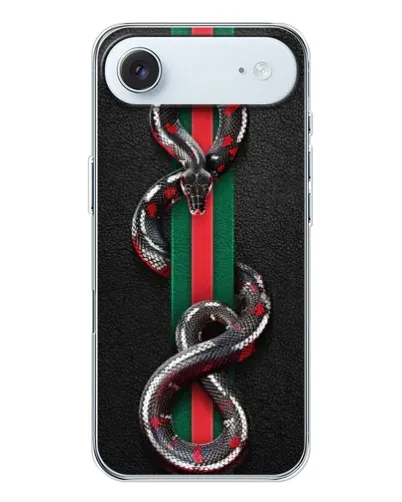 Чехол для iPhone 17 Air с картинкой «Gucci — змея на полосе» Чехол для iPhone 17 Air с картинкой «Gucci — змея на полосе»