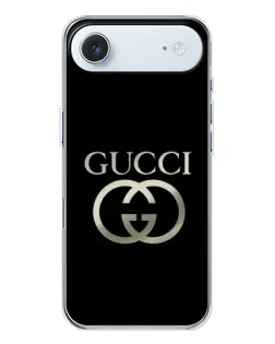 Чохол для iPhone 17 Air з картинкою «Gucci — золото на чорному»