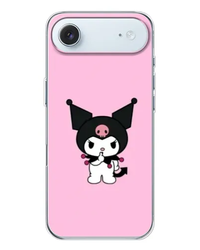 Чехол для iPhone 17 Air с картинкой «Kuromi — розовая нежность»