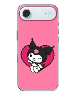 Чехол для iPhone 17 Air с картинкой «Kuromi — любовь в сердце» Чехол для iPhone 17 Air с картинкой «Kuromi — любовь в сердце»