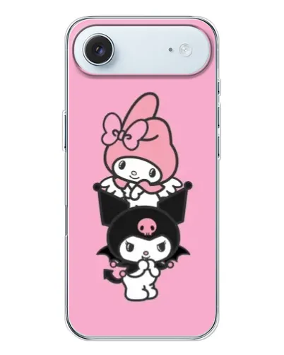 Чехол для iPhone 17 Air с картинкой «My Melody и Kuromi»