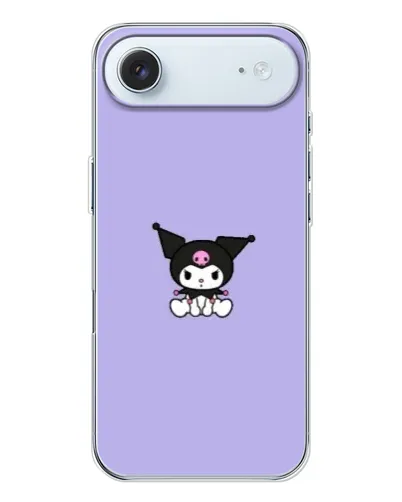 Чехол для iPhone 17 Air с картинкой «Kuromi — фиолетовый минимализм»
