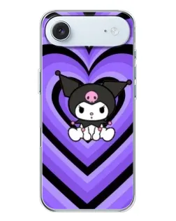 Чехол для iPhone 17 Air с картинкой «Kuromi и фиолетовые сердца» Чехол для iPhone 17 Air с картинкой «Kuromi и фиолетовые сердца»