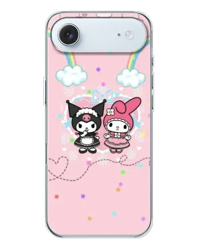 Чехол для iPhone 17 Air с картинкой «My Melody и Kuromi»