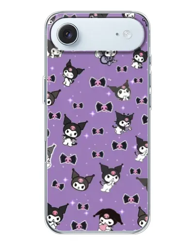 Чехол для iPhone 17 Air с картинкой «Kuromi — паттерн»