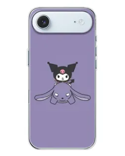 Чехол для iPhone 17 Air с картинкой «Kuromi на лиловом фоне» Чехол для iPhone 17 Air с картинкой «Kuromi на лиловом фоне»
