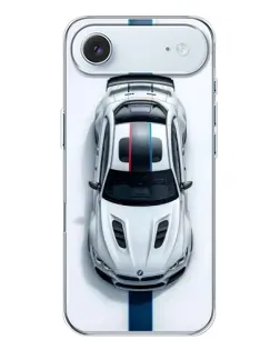 Чехол для iPhone 17 Air с картинкой «Вид сверху — BMW M»