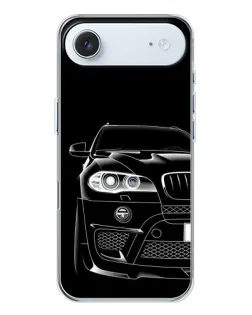 Чехол для iPhone 17 Air с картинкой «Темный силуэт BMW»
