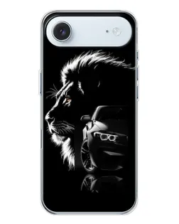 Чехол для iPhone 17 Air с картинкой «BMW и лев»