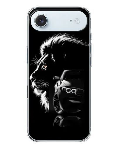 Чехол для iPhone 17 Air с картинкой «BMW и лев» Чехол для iPhone 17 Air с картинкой «BMW и лев»