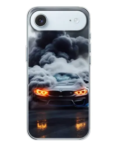 Чехол для iPhone 17 Air с картинкой «BMW в дыму» Чехол для iPhone 17 Air с картинкой «BMW в дыму»