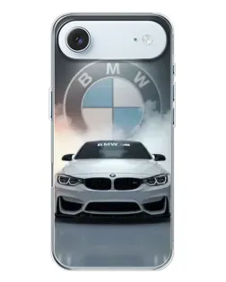 Чехол для iPhone 17 Air с картинкой «BMW в белом дыму»