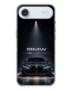 Чехол для iPhone 17 Air с картинкой «BMW сквозь ночной город»