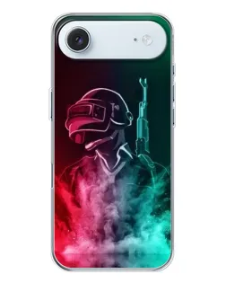 Чехол для iPhone 17 Air с картинкой «PUBG — огненный воин»