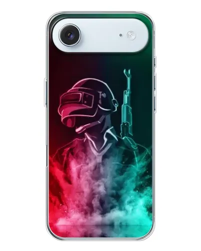Чехол для iPhone 17 Air с картинкой «PUBG — огненный воин» Чехол для iPhone 17 Air с картинкой «PUBG — огненный воин»