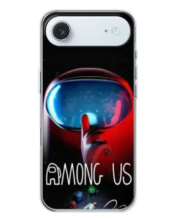 Чехол для iPhone 17 Air с картинкой «Красный импостер — макро» Чехол для iPhone 17 Air с картинкой «Красный импостер — макро»