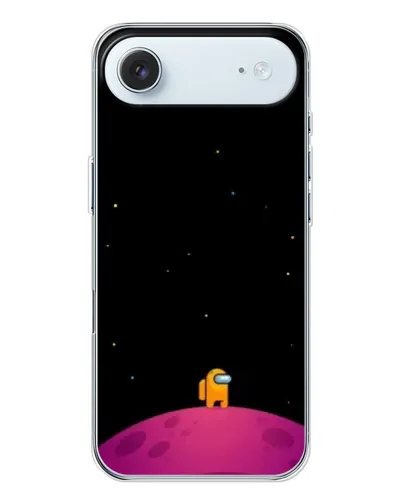 Чехол для iPhone 17 Air с картинкой «Одинокий герой на планете»