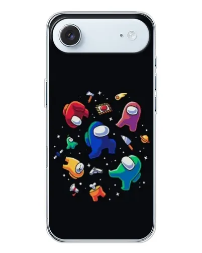 Чехол для iPhone 17 Air с картинкой «Among Us космос»