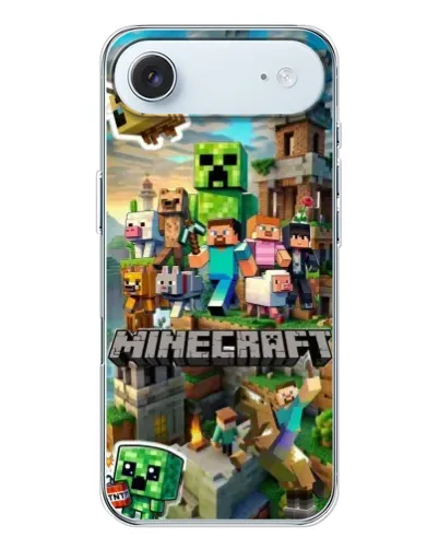 Чехол для iPhone 17 Air с картинкой «Замок Minecraft»