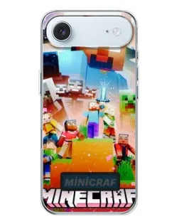Чехол для iPhone 17 Air с картинкой «Minecraft герои игры» Чехол для iPhone 17 Air с картинкой «Minecraft герои игры»