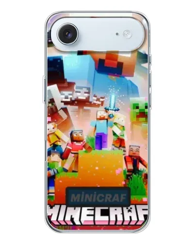 Чехол для iPhone 17 Air с картинкой «Minecraft герои игры»