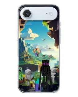 Чехол для iPhone 17 Air с картинкой «Эндермен в лесу»