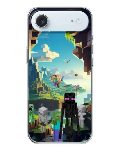Чехол для iPhone 17 Air с картинкой «Эндермен в лесу»