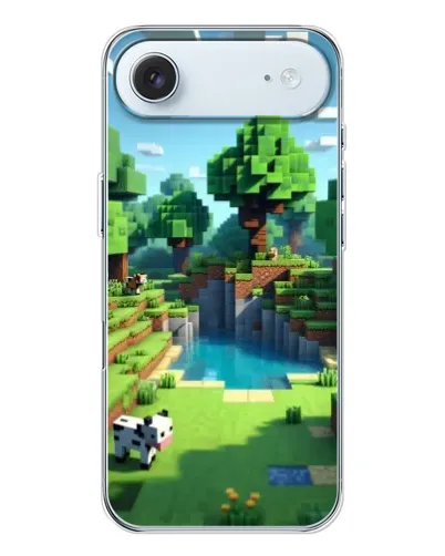 Чехол для iPhone 17 Air с картинкой «Minecraft летний день»
