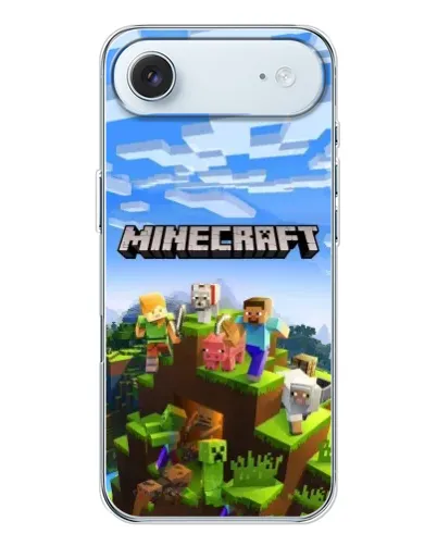 Чехол для iPhone 17 Air с картинкой «Minecraft классический мир»