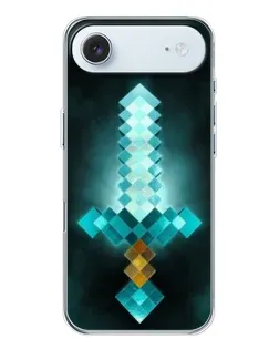 Чехол для iPhone 17 Air с картинкой «Алмазный меч неон»