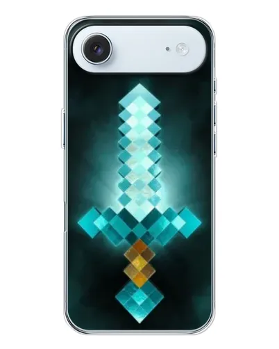Чехол для iPhone 17 Air с картинкой «Алмазный меч неон»