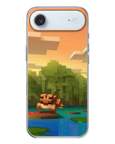 Чехол для iPhone 17 Air с картинкой «Майнкрафт закат солнца»