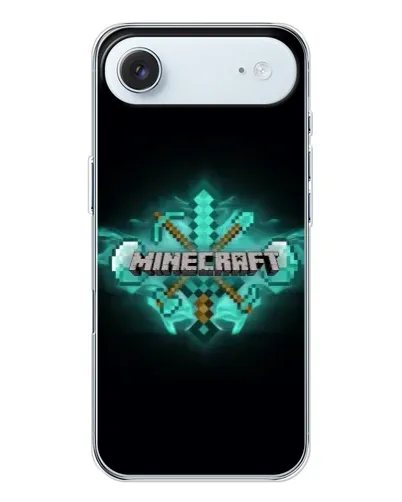 Чехол для iPhone 17 Air с картинкой «Minecraft Diamond лого»