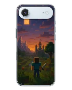 Чехол для iPhone 17 Air с картинкой «Стив у башни»
