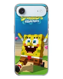 Чехол для iPhone 17 Air с картинкой «Губка Боб Minecraft» Чехол для iPhone 17 Air с картинкой «Губка Боб Minecraft»