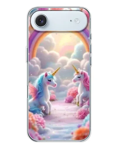 Чехол для iPhone 17 Air с картинкой «Радуга и единороги» Чехол для iPhone 17 Air с картинкой «Радуга и единороги»