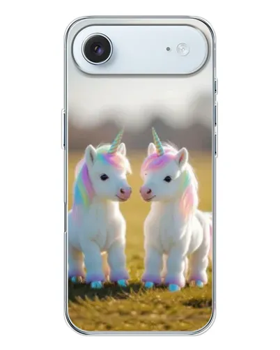Чехол для iPhone 17 Air с картинкой «Пара единорогов» Чехол для iPhone 17 Air с картинкой «Пара единорогов»