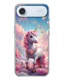 Чехол для iPhone 17 Air с картинкой «Единорог среди облаков»