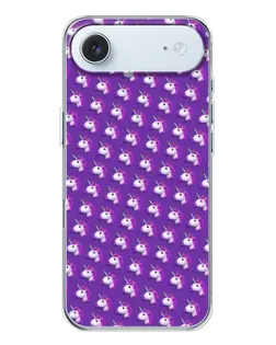 Чехол для iPhone 17 Air с картинкой «Единороги на фиолетовом»