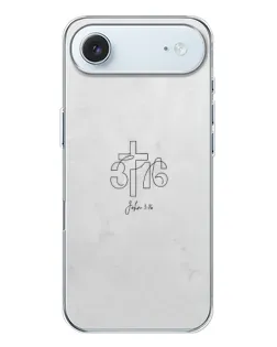 Чехол для iPhone 17 Air с картинкой «Иоанна 3:16 Крест» Чехол для iPhone 17 Air с картинкой «Иоанна 3:16 Крест»
